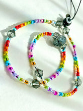 Load image into Gallery viewer, Chosen - Crystal Wristlet Phone Strap - Evil Eye