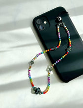 Load image into Gallery viewer, Chosen - Crystal Wristlet Phone Strap - Evil Eye