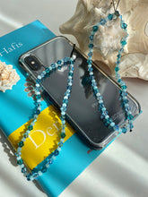 Load image into Gallery viewer, Ocean - Crystal Wristlet Phone Strap