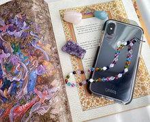 Load image into Gallery viewer, Wishful Thinking - Crystal - Wristlet Phone Strap - Phone String