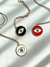 Load image into Gallery viewer, Keep Them Evil Eyes Away - 18K Gold Plated Evil Eye Necklace - Nazar