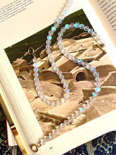 Load image into Gallery viewer, 18k - Holographic M O O N S T O N E - Necklace - White Frosted (small)