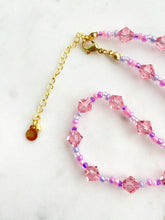 Load image into Gallery viewer, Pink Panter - Crystal Choker - 24K
