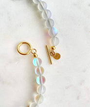Load image into Gallery viewer, Holographic M O O N S T O N E - Necklace - Rainbow Frosted
