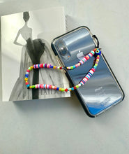 Load image into Gallery viewer, Rainbow Cake - Wristlet Phone Strap
