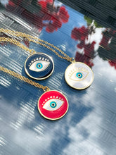 Load image into Gallery viewer, Keep Them Evil Eyes Away - 18K Gold Plated Evil Eye Necklace - Nazar
